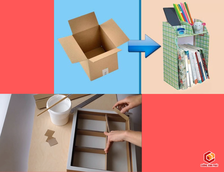 9+ Cách tái chế thùng carton, bìa carton vô cùng đơn giản và độc đáo